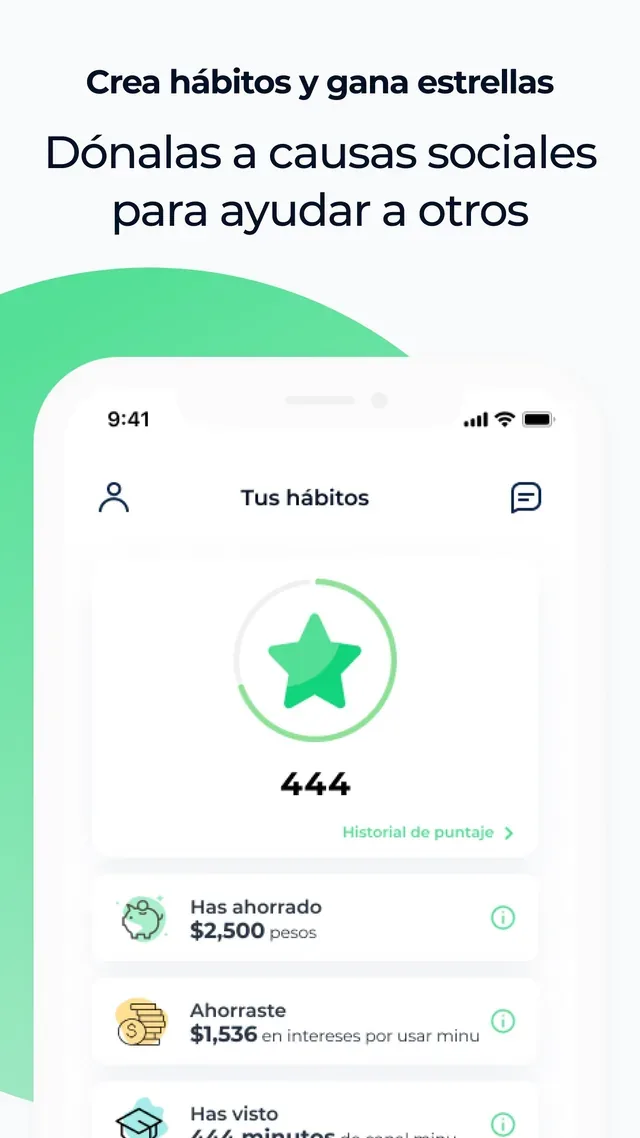 La imagen oficial de App Store presenta hábitos, estrellas ganadas y causas sociales