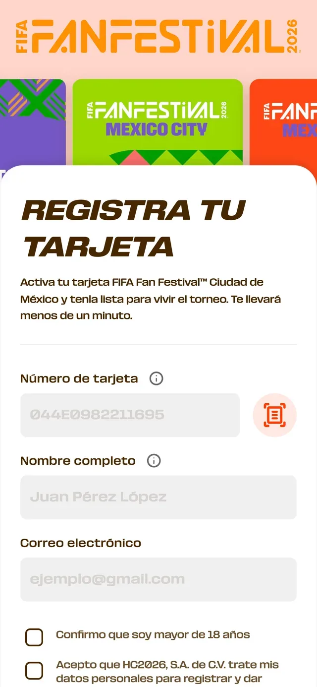 La página en rojo en un teléfono