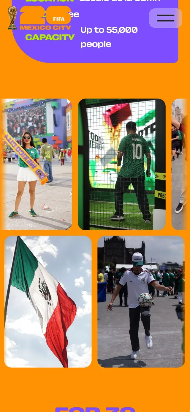 Fechas y fotos del Fan Festival en un teléfono