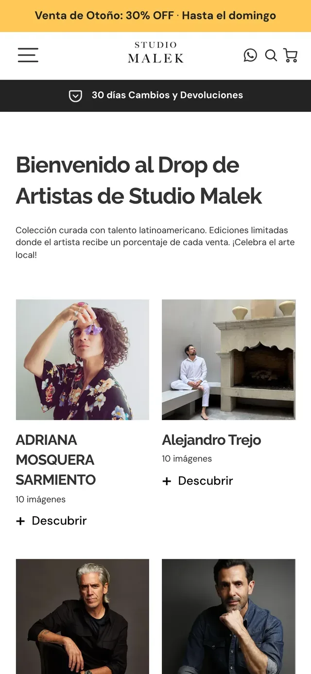 Los artistas en un teléfono