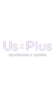 Us and Plus logo