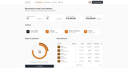 Artist Collaboration: Shopify Platform Development desktop view