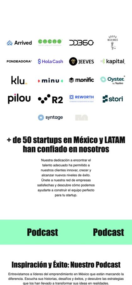 FTN: Diseñadores de Sitios Web para Fintech mobile view