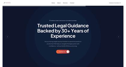 JP Moreno: Consulting Website Design desktop view