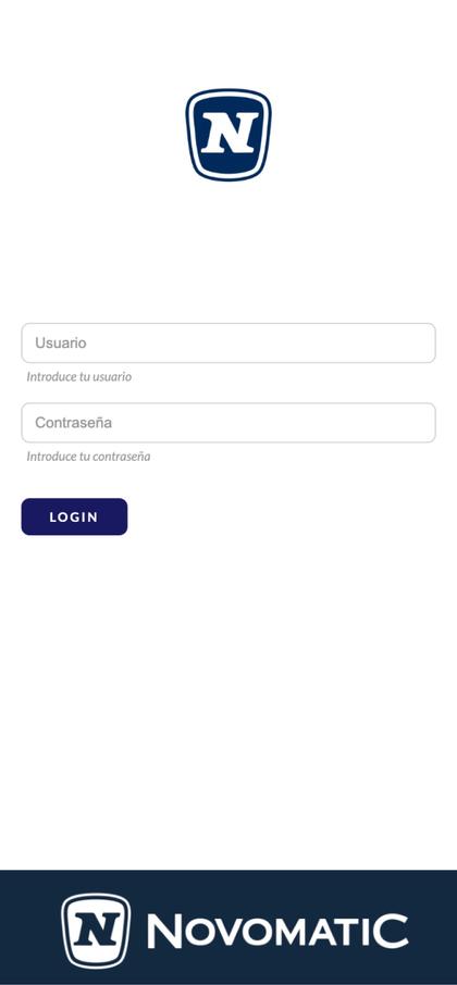 Novomatic: Desarrollo de Apps Económico mobile view
