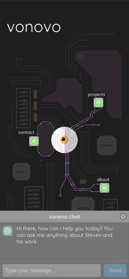 vonovo: Custom Software Development mobile view