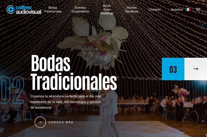 Sitio de Celtrev rediseñado por Kigo