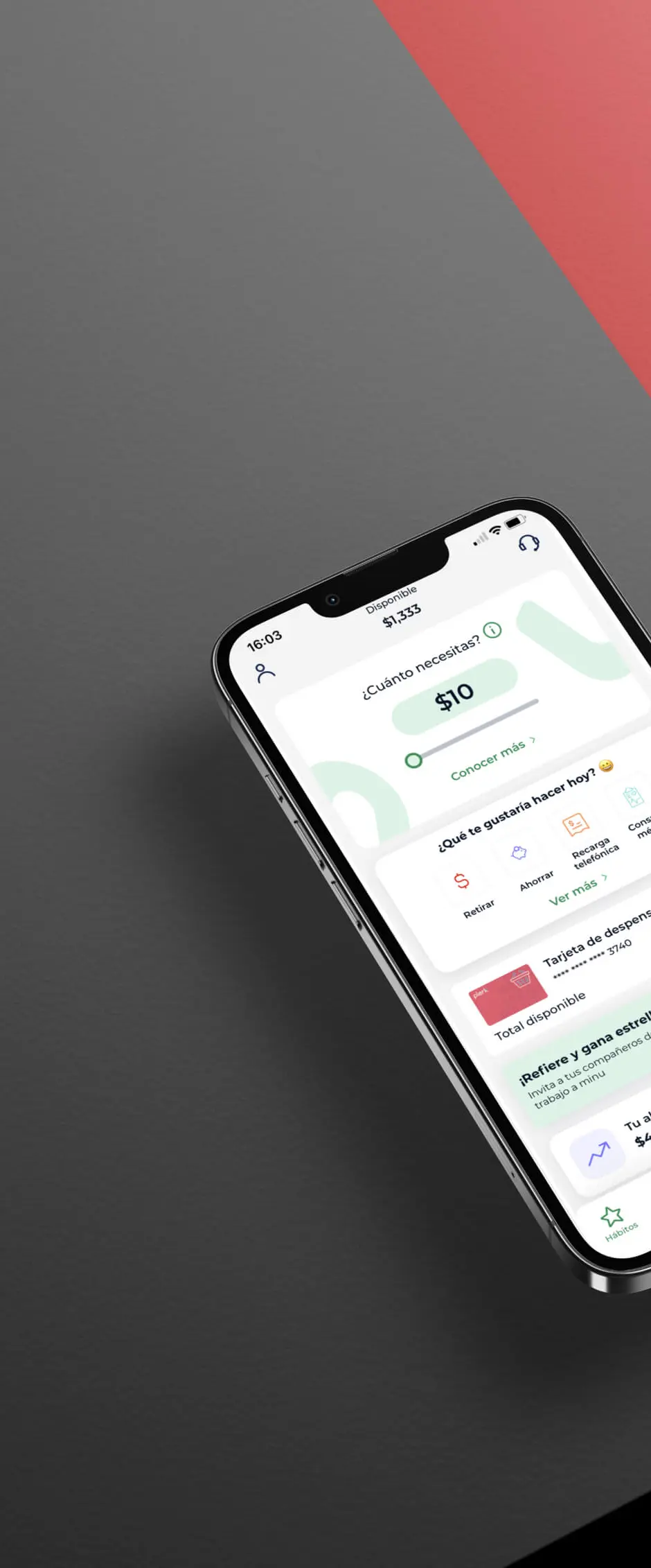 App interface showcase