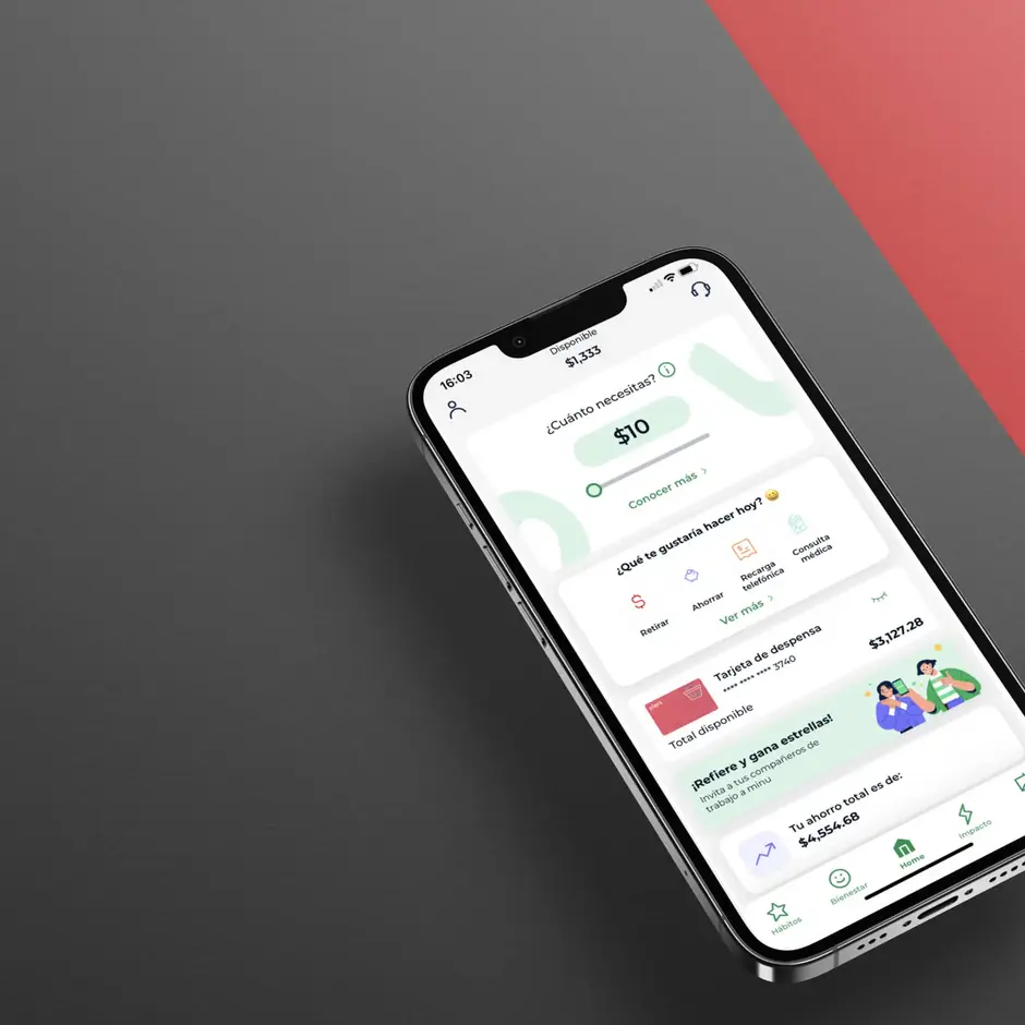 App interface showcase