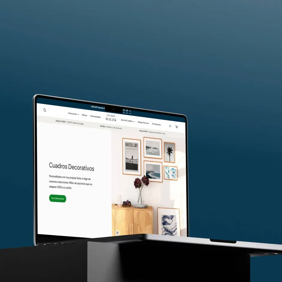 App interface showcase